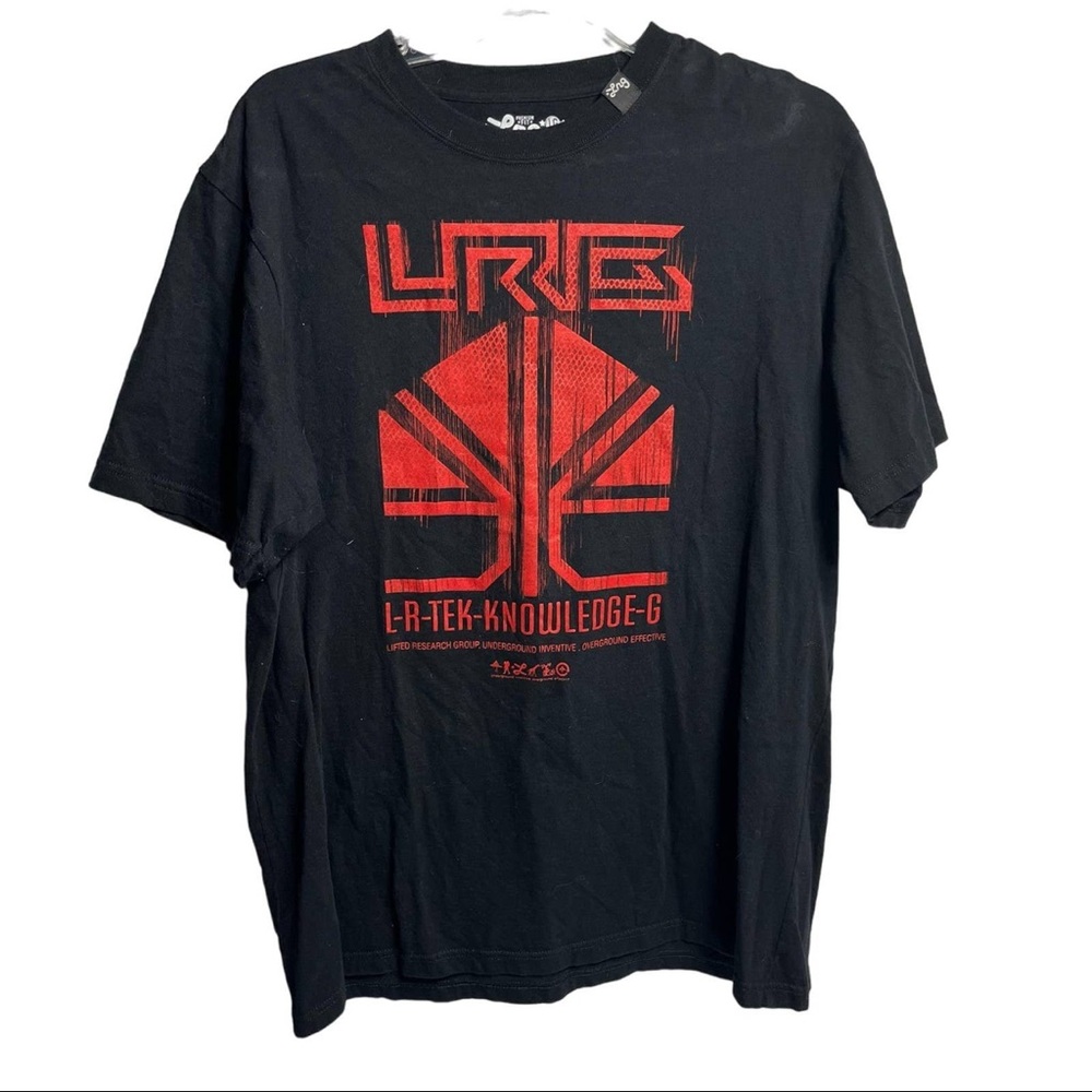 LRG Black and Red Graphic Tee